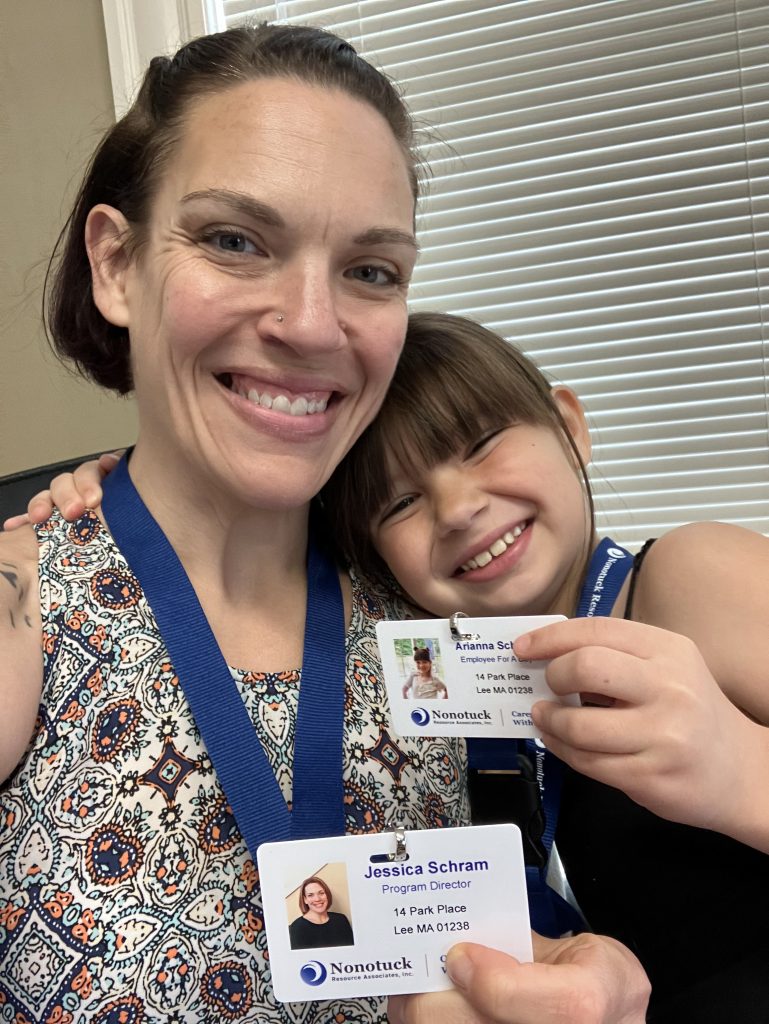 Program Director Jessica Schram and her daughter
