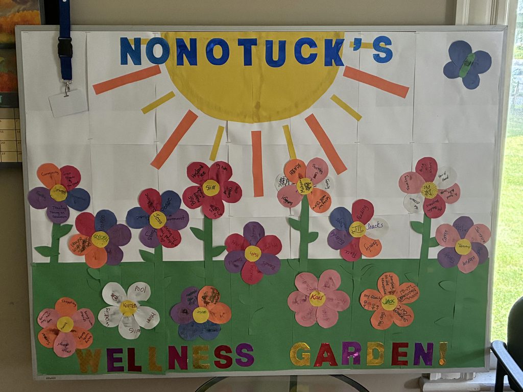 A wellness project signifying a garden